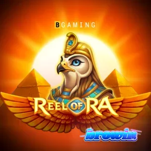 Tampilan visual slot Reel of Ra dengan tema Mesir Kuno