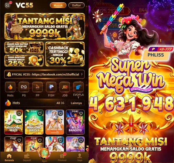 VC55 Slot Anti Rungkad Indonesia